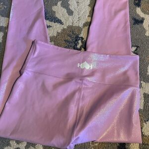 Oh Shimmery Lilac Girls' Active Leggings